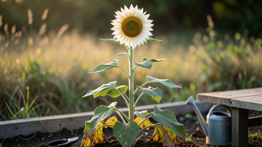 White Sunflower Growing Guide: Frost-Resistant Giants That Bloom Fast
