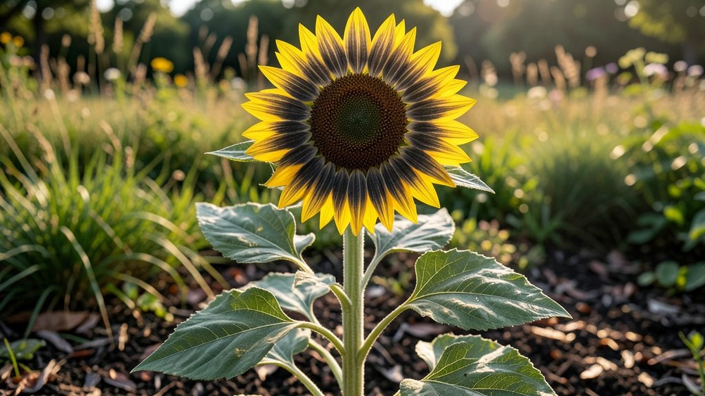 Mammoth Grey Stripe Sunflower Growing Guide: Pacific Northwest’s Cold-Resistant Giant
