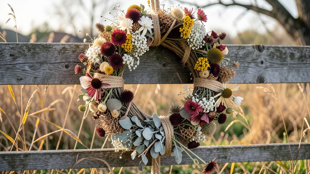 Dried Flower Wreath: Effortless Rustic Charm for Any Season