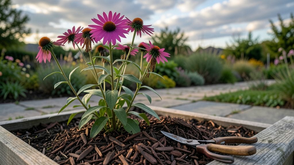 Coneflower Care in Fall: Pruning and Mulching for Winter Resilience