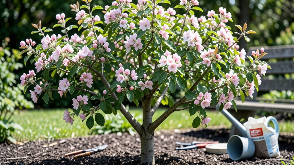Apple Tree With White Flowers: Frost-Resistant Pollinator Magnet for Pacific Northwest Gardens