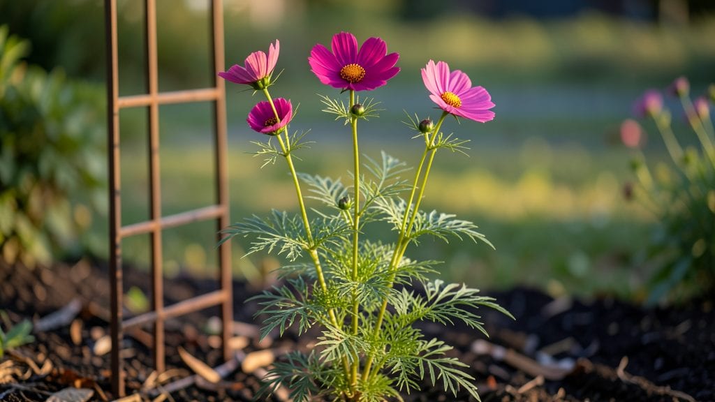 Tall Cosmos Flowers: Vertical Garden Starburst With Year-Round Pollinator Power