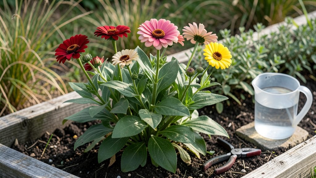 Zinnias In Flower Pots: Bold Vertical Drama That Thrives in Containers