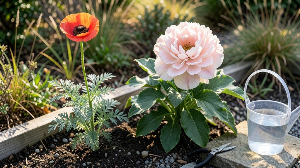 Peony Poppy Flower: Fragrant Climbing Starburst for Hummingbird Gardens