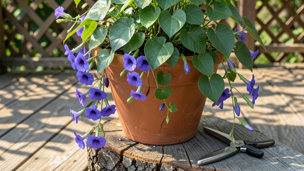 Sky Flower Vine Growing Guide: Ozark-Tested Pruning for Towering Purple Canopy
