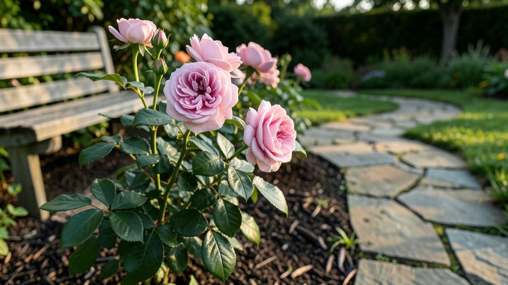 Photos of Flower Gardens: Season-Long Color With Minimal Pruning Needs