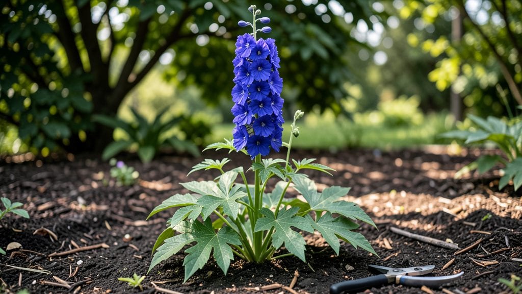 Blue Flowers On Stalk: Frost-Defying Vertical Elegance for Pacific Northwest Gardens