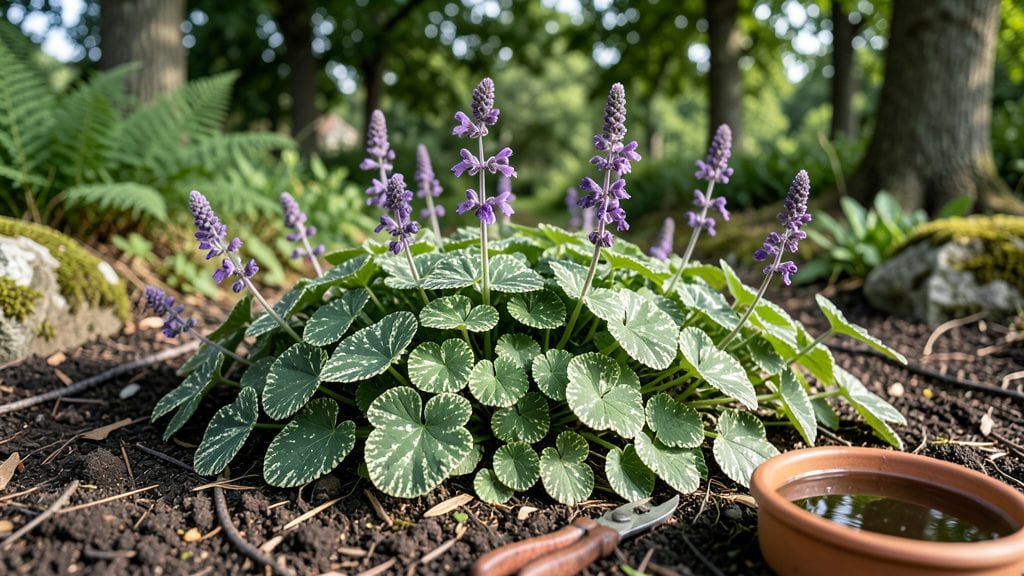 Purple Flowered Weed: Pacific Northwest's Cold-Resilient Pollinator Starburst