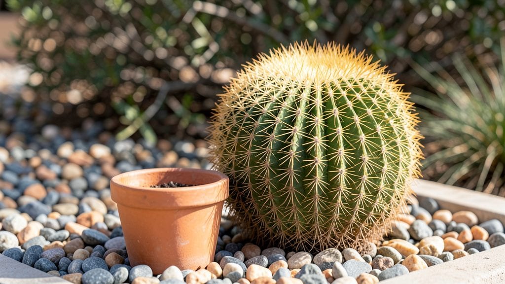 Cactus Flower Bed: Pollinator Paradise With Year-Round Color