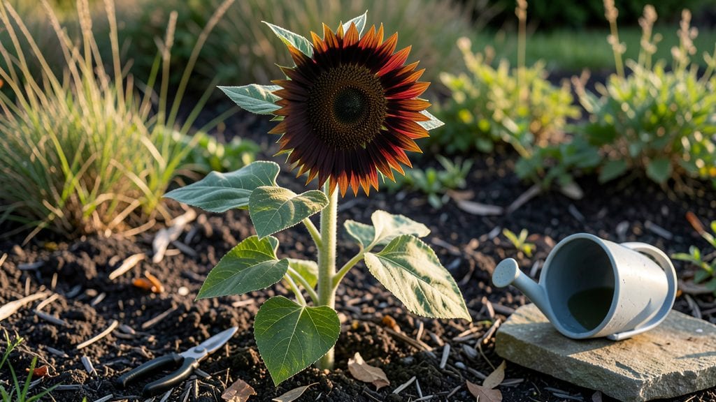 Cherry Chocolate Sunflower: Pollinator Powerhouse With Edible Cherries