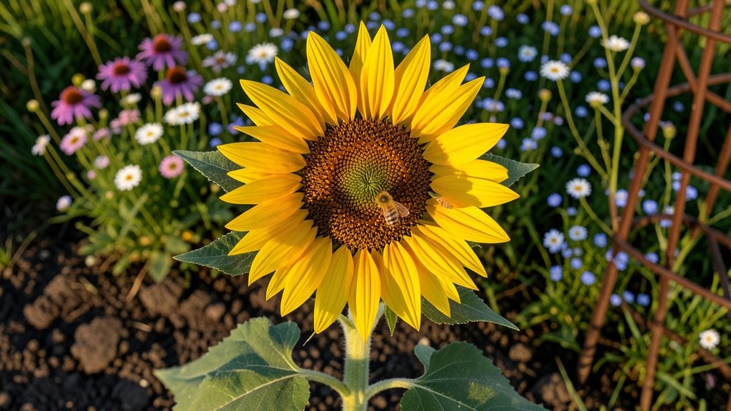 Busy Bee Sunflower Companion Plants: Pollinator Powerhouse With Season-Long Nectar
